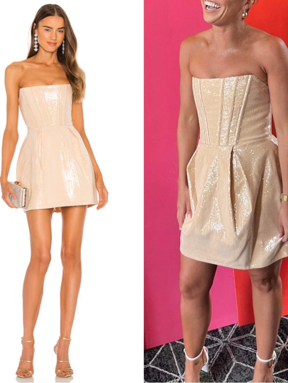 Bronx and Banco Maraya Corset Mini Dress